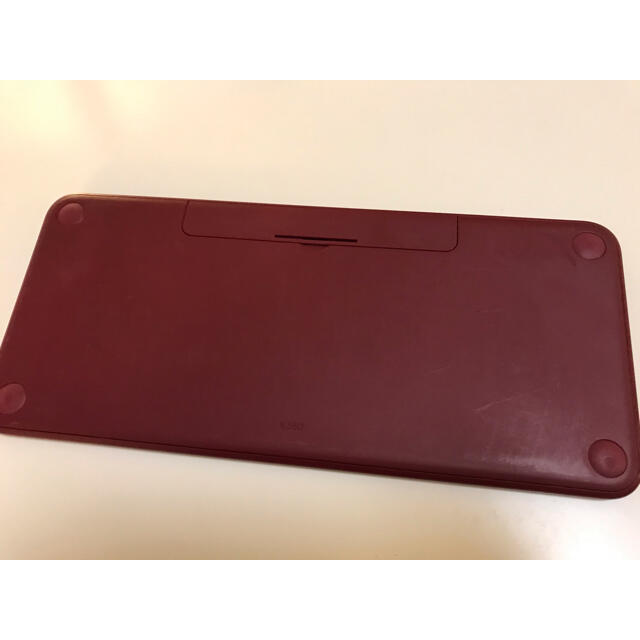 Bluetoothキーボード Logicool（ロジクール）K380 レッド スマホ/家電/カメラのPC/タブレット(PC周辺機器)の商品写真