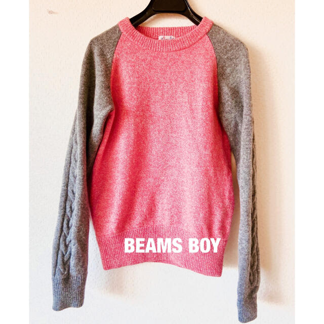 BEAMS BOY(ビームスボーイ)のビームスボーイ BEAMS BOY カレッジ　ウールニット　Kurara様 レディースのトップス(ニット/セーター)の商品写真