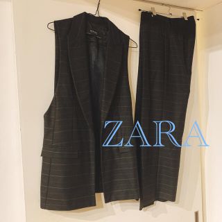 ザラ(ZARA)の【美品】ZARA セットアップ ネイビー スーツ(スーツ)