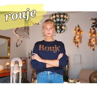 エディットフォールル(EDIT.FOR LULU)の【クーポン期間限定値下げ】roujeロゴスウェット(トレーナー/スウェット)