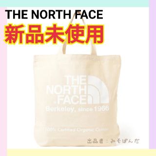 ザノースフェイス(THE NORTH FACE)の【新品未使用】ノースフェイス オーガニックコットントート ホワイト(トートバッグ)