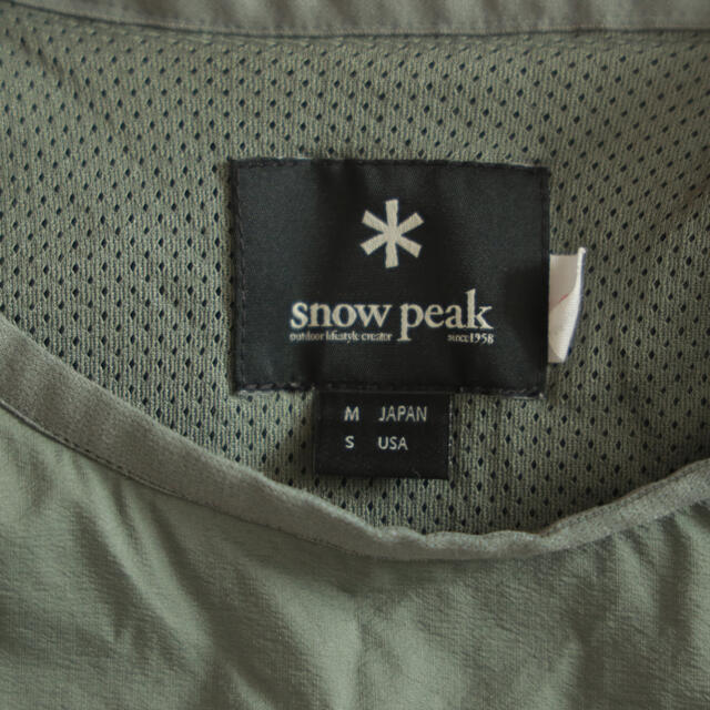 Snow Peak(スノーピーク)のsnow peak 2レイヤーオクタ インサレーションハーフスリーブ メンズのトップス(Tシャツ/カットソー(半袖/袖なし))の商品写真