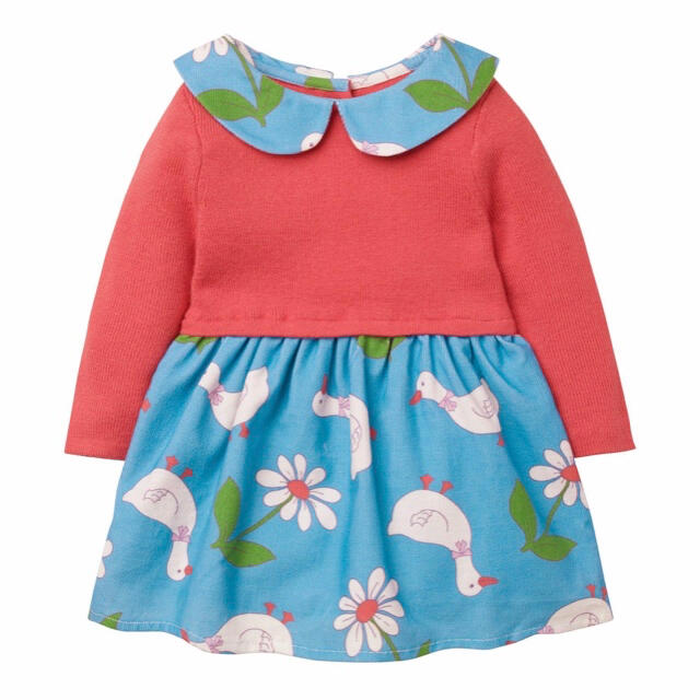 Boden(ボーデン)の新作新品　ミニボーデン  アヒル　ワンピース キッズ/ベビー/マタニティのキッズ服女の子用(90cm~)(ワンピース)の商品写真