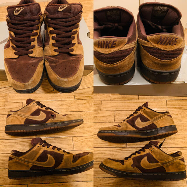 NIKE(ナイキ)のnike sb dunk low brown pack ダンク　ブラウンパック メンズの靴/シューズ(スニーカー)の商品写真