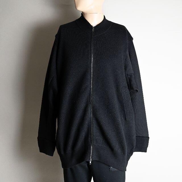 Y-3(ワイスリー)の新品 Y-3 Knitted Stacked Logo Blouson メンズのジャケット/アウター(ブルゾン)の商品写真