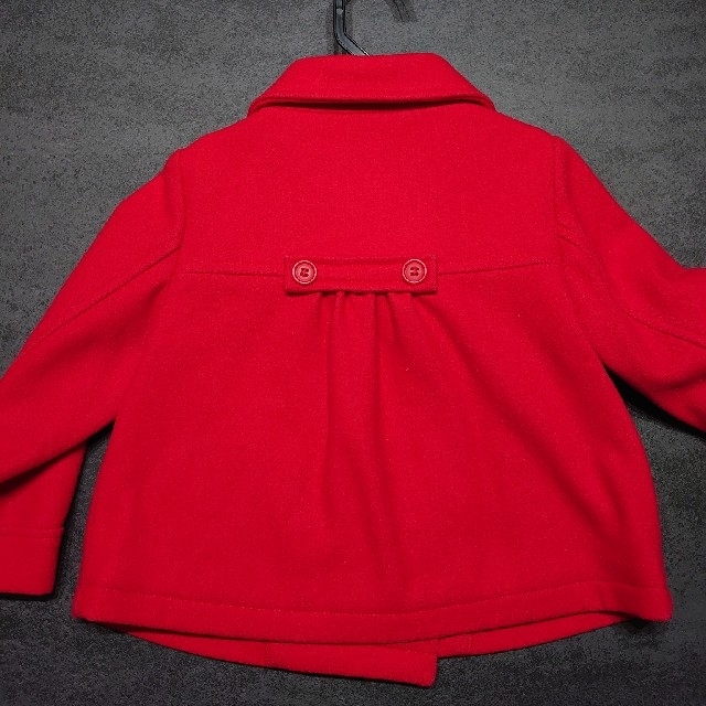 PETIT BATEAU(プチバトー)の●PETIT BATEAU プチバトー ピーコート94cm used キッズ/ベビー/マタニティのキッズ服女の子用(90cm~)(コート)の商品写真