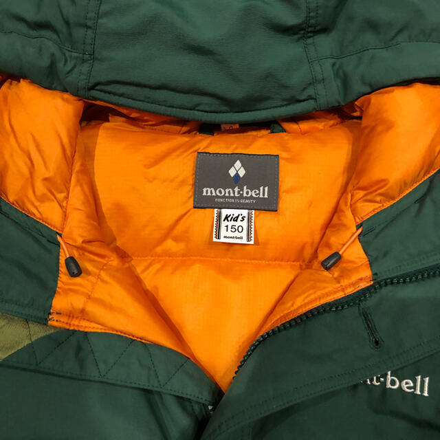mont bell(モンベル)のモンベル　ダウンジャケット　150 キッズ/ベビー/マタニティのキッズ服男の子用(90cm~)(ジャケット/上着)の商品写真