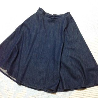 ダブルクローゼット(w closet)のW closet☆デニムスカート(ひざ丈スカート)