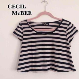 セシルマクビー(CECIL McBEE)のセシルマクビー♡ボーダー(カットソー(半袖/袖なし))