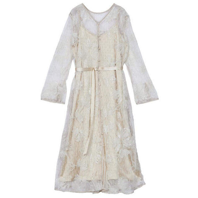 Ameri VINTAGE(アメリヴィンテージ)のameri UNDRESSED 2WAY FAIRY LACE DRESS レディースのワンピース(ロングワンピース/マキシワンピース)の商品写真