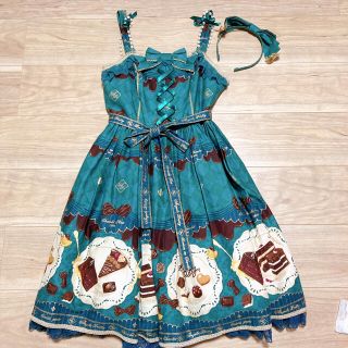 アンジェリックプリティー(Angelic Pretty)の再値下げAngelicPretty antique chocolatrie (ひざ丈ワンピース)