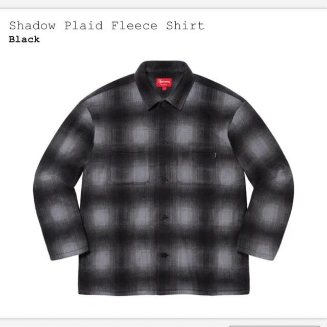 新品 Supreme Shadow Plaid Fleece Shirt XL | hartwellspremium.com