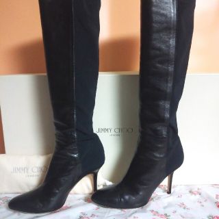 ジミーチュウ(JIMMY CHOO)の中古 ジミーチュウ ロングブーツ(ブーツ)