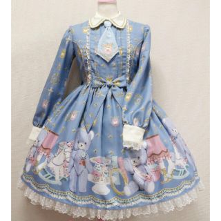 アンジェリックプリティー(Angelic Pretty)のAngelicPretty シャルロットベアー　(ひざ丈ワンピース)