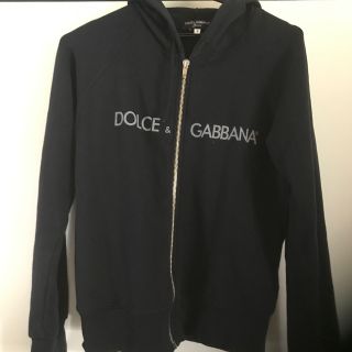 ドルチェアンドガッバーナ(DOLCE&GABBANA)のよした様専用　ドルガバ　パーカー　BLACK  Sサイズ(パーカー)