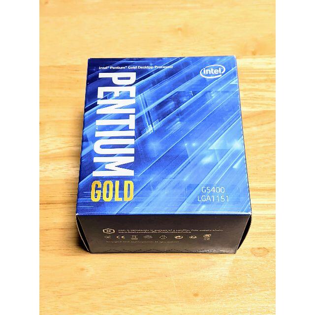 【動作確認済】Pentium Gold G5400 BOX