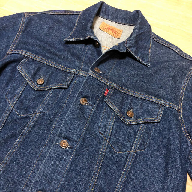 Levi's(リーバイス)の美品 90s USA製 Levi's 70505 デニムジャケット 42 メンズのジャケット/アウター(Gジャン/デニムジャケット)の商品写真