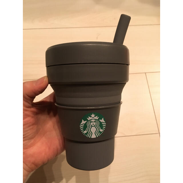 Starbucks Coffee(スターバックスコーヒー)のグレーstojo インテリア/住まい/日用品のキッチン/食器(タンブラー)の商品写真