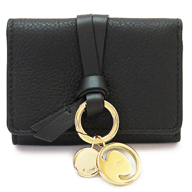 メール便送料無料対応可】 Chloe クロエ 折財布 ブラック 2つセット