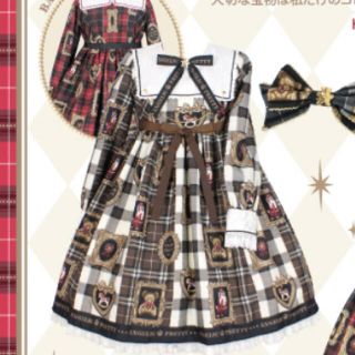 アンジェリックプリティー(Angelic Pretty)の再再再値下げ　AngelicPretty ホリデーコレクション(ひざ丈ワンピース)