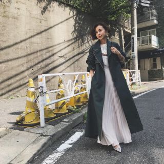 アメリヴィンテージ(Ameri VINTAGE)の【piyo様】ameri コート+ unitedtokyo チュールニット(ロングコート)