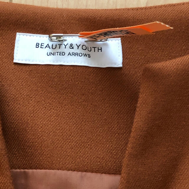 BEAUTY&YOUTH UNITED ARROWS(ビューティアンドユースユナイテッドアローズ)のテコラッタ色ウール混ワンピース レディースのワンピース(ひざ丈ワンピース)の商品写真