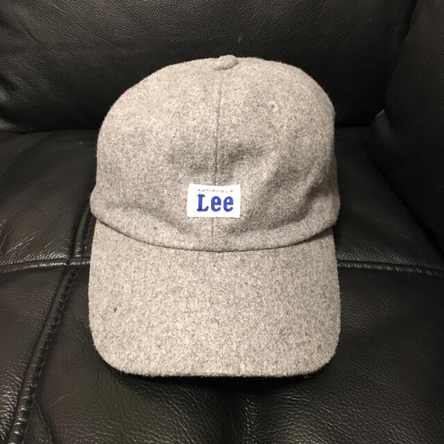Lee(リー)のキャップ LEE リー LOW CAP MELTON メルトンキャップ グレー メンズの帽子(キャップ)の商品写真