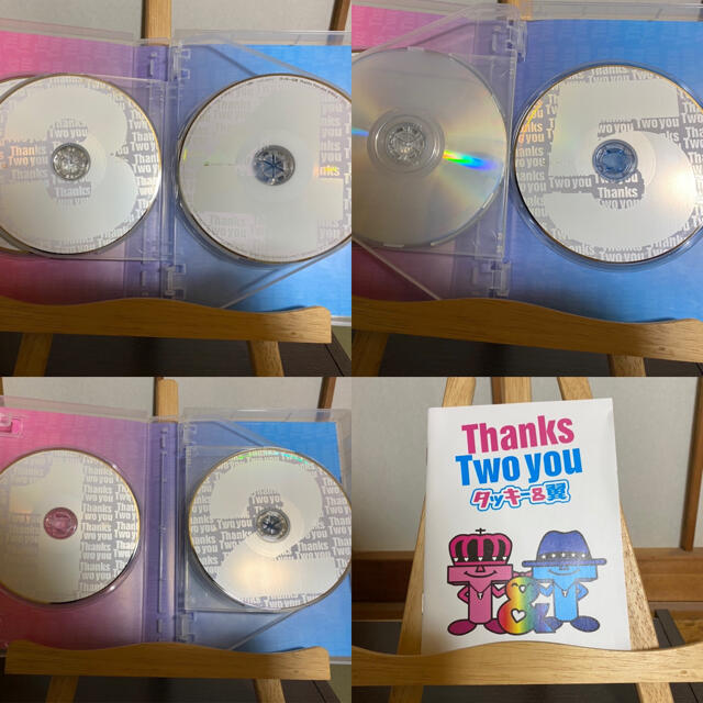 Johnny's(ジャニーズ)のThanks Two you 通常盤 5CD 中古品　タッキー&翼　 エンタメ/ホビーのCD(ポップス/ロック(邦楽))の商品写真