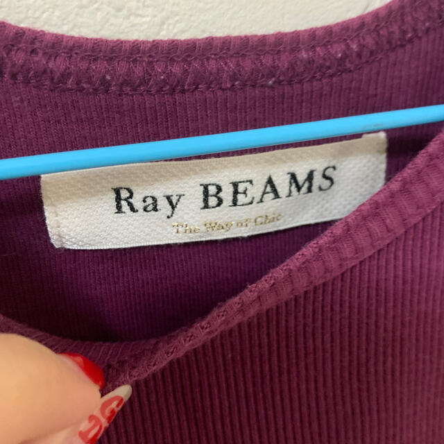 Ray BEAMS サイドオープンノースリーブT