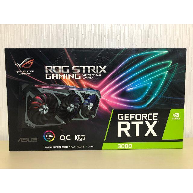 新品　ASUS　ROG-STRIX-RTX3080-O10G-GAMINGPC/タブレット