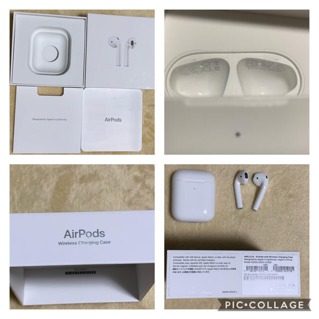 Apple(アップル)のAirpods with Wireless Charging Case スマホ/家電/カメラのオーディオ機器(ヘッドフォン/イヤフォン)の商品写真