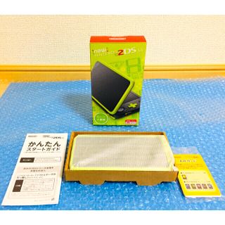 ニンテンドー2DS(ニンテンドー2DS)のnewニンテンドー 2dsll 本体 新品同様ブラックライム 任天堂 2DSLL(家庭用ゲーム機本体)