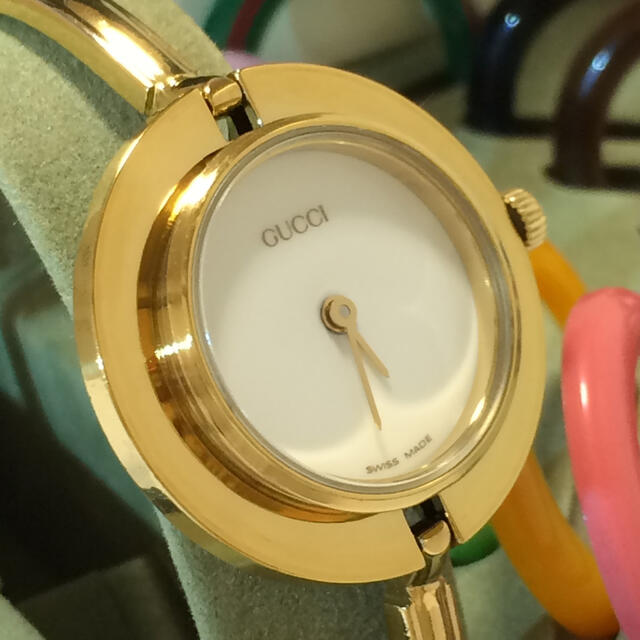 Gucci(グッチ)の1.超美品 グッチ GUCCI 時計 チェンジベゼル レディースのファッション小物(腕時計)の商品写真