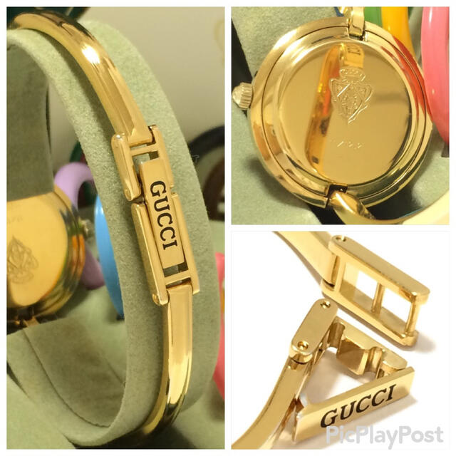 Gucci(グッチ)の1.超美品 グッチ GUCCI 時計 チェンジベゼル レディースのファッション小物(腕時計)の商品写真