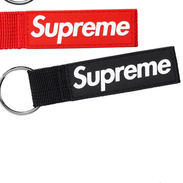 Supreme(シュプリーム)のSupreme Webbing Keychainキーチェーン　ブラック メンズのファッション小物(キーホルダー)の商品写真