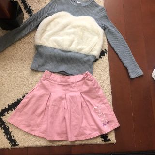 アナップキッズ(ANAP Kids)のゆうmam様専用　120cm 女の子セット(ニット)