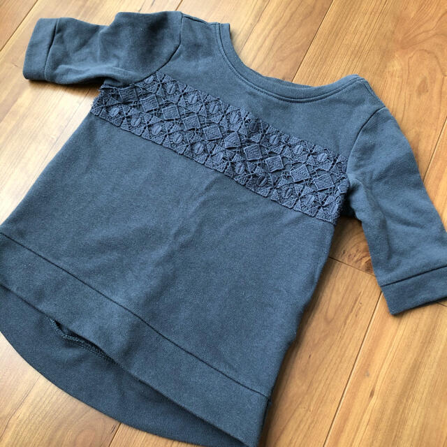 Old Navy(オールドネイビー)のOLD NAVY五分袖トップス90 キッズ/ベビー/マタニティのキッズ服女の子用(90cm~)(Tシャツ/カットソー)の商品写真