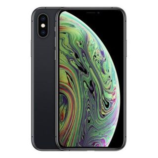 アップル(Apple)のiPhone XS 64GB スペースグレイ 国内版SIMフリー(スマートフォン本体)