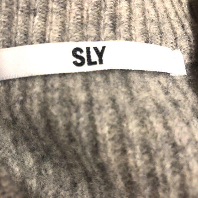 SLY(スライ)のブルゾン　SLY ニットブルゾン レディースのジャケット/アウター(ブルゾン)の商品写真