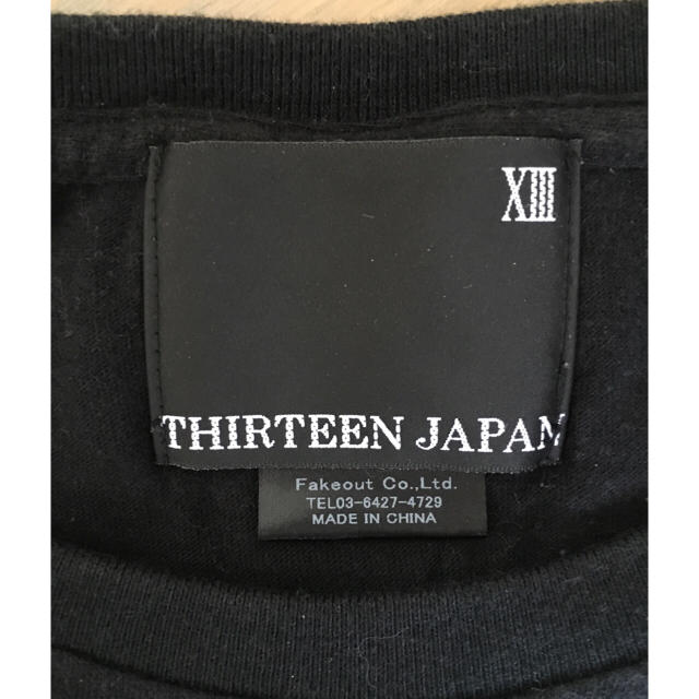 THIRTEEN JAPAN(サーティンジャパン)のTHIRTEEN JAPAN、Tシャツ レディースのトップス(Tシャツ(半袖/袖なし))の商品写真