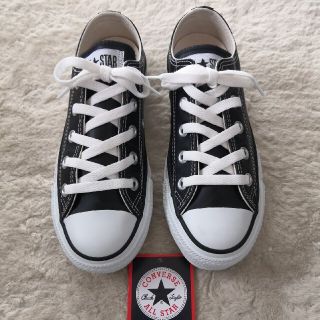 コンバース(CONVERSE)の定価37％安　正規品　オールスター　レザーブラック(スニーカー)