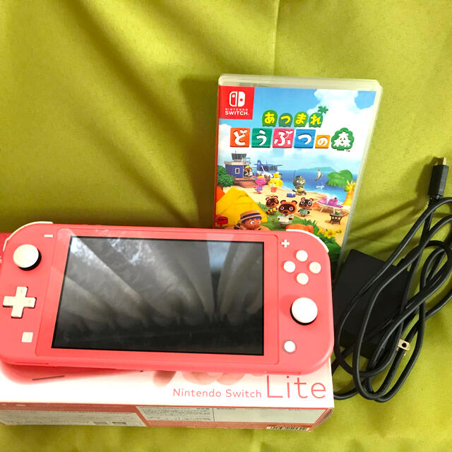 売れ筋がひ！ Nintendo Switch - Nintendo Switch Lite コーラル　あつまれどうぶつの森セット 家庭用ゲーム機本体