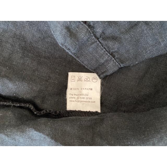 fog linen work(フォグリネンワーク)の【fog linen work】リネンのワンピース/ブラック レディースのワンピース(ひざ丈ワンピース)の商品写真