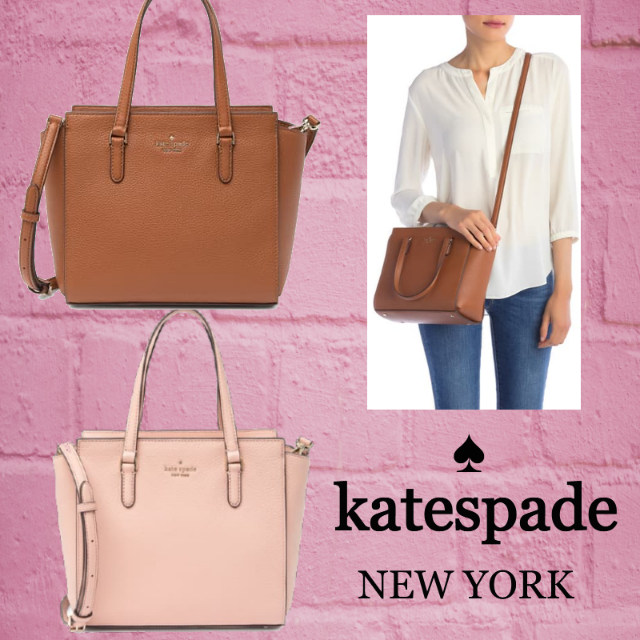 ★SALE☆【kate spade】ロゴ 　シンプル　レザー　トートバック