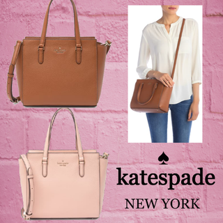 ケイトスペードニューヨーク(kate spade new york)の★SALE☆【kate spade】ロゴ 　シンプル　レザー　トートバック(トートバッグ)