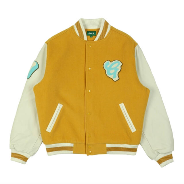 希少　完売品　 golf wang DIRT LETTERMAN JACKET