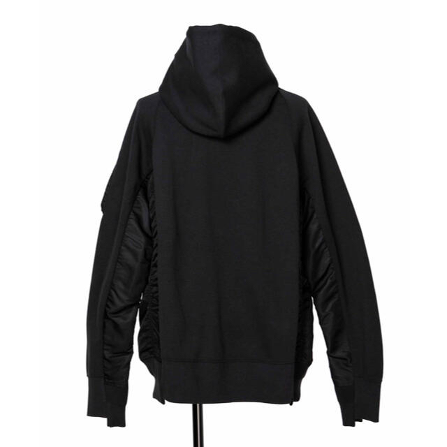 sacai(サカイ)の2XL sacai Nike Hoodie Black パーカー フーディー メンズのトップス(パーカー)の商品写真