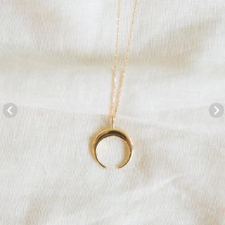 searoomlynn Crescent moon 18k チャームムーンネックレス - ネックレス