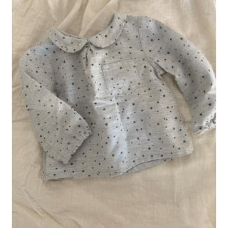 ザラキッズ(ZARA KIDS)のzara baby 襟付きシャツ　68cm(シャツ/カットソー)