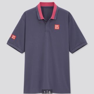 ユニクロ(UNIQLO)の【新品未使用】Mサイズ ポロシャツ ユニクロ 錦織圭 2020 全仏モデル (ウェア)